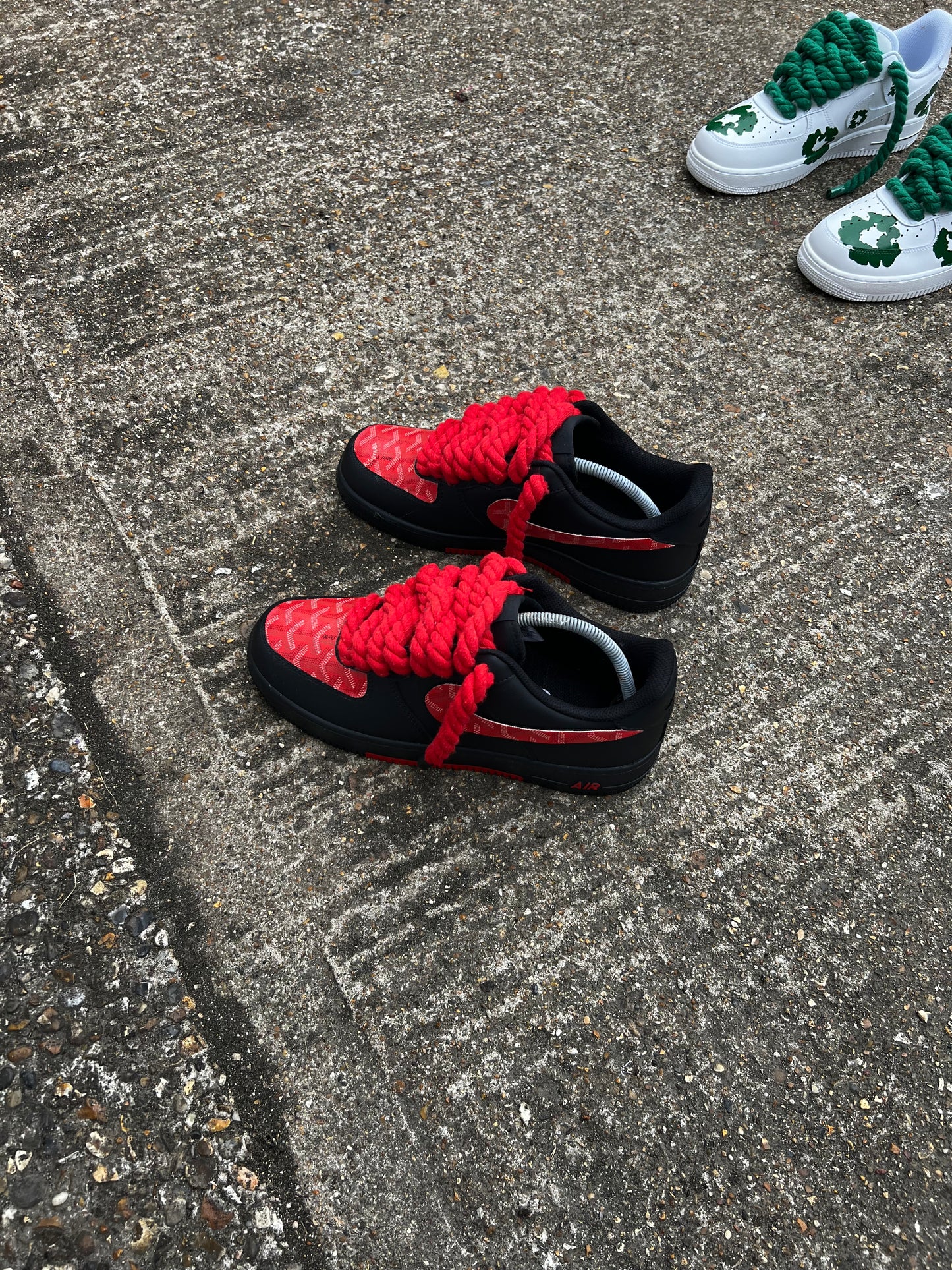 CUSTOM RED GOYARD PAIRS