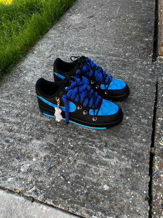 CUSTOM AIR FORCE 1 BLUEEE 🔵🔵🔵🔵🔵