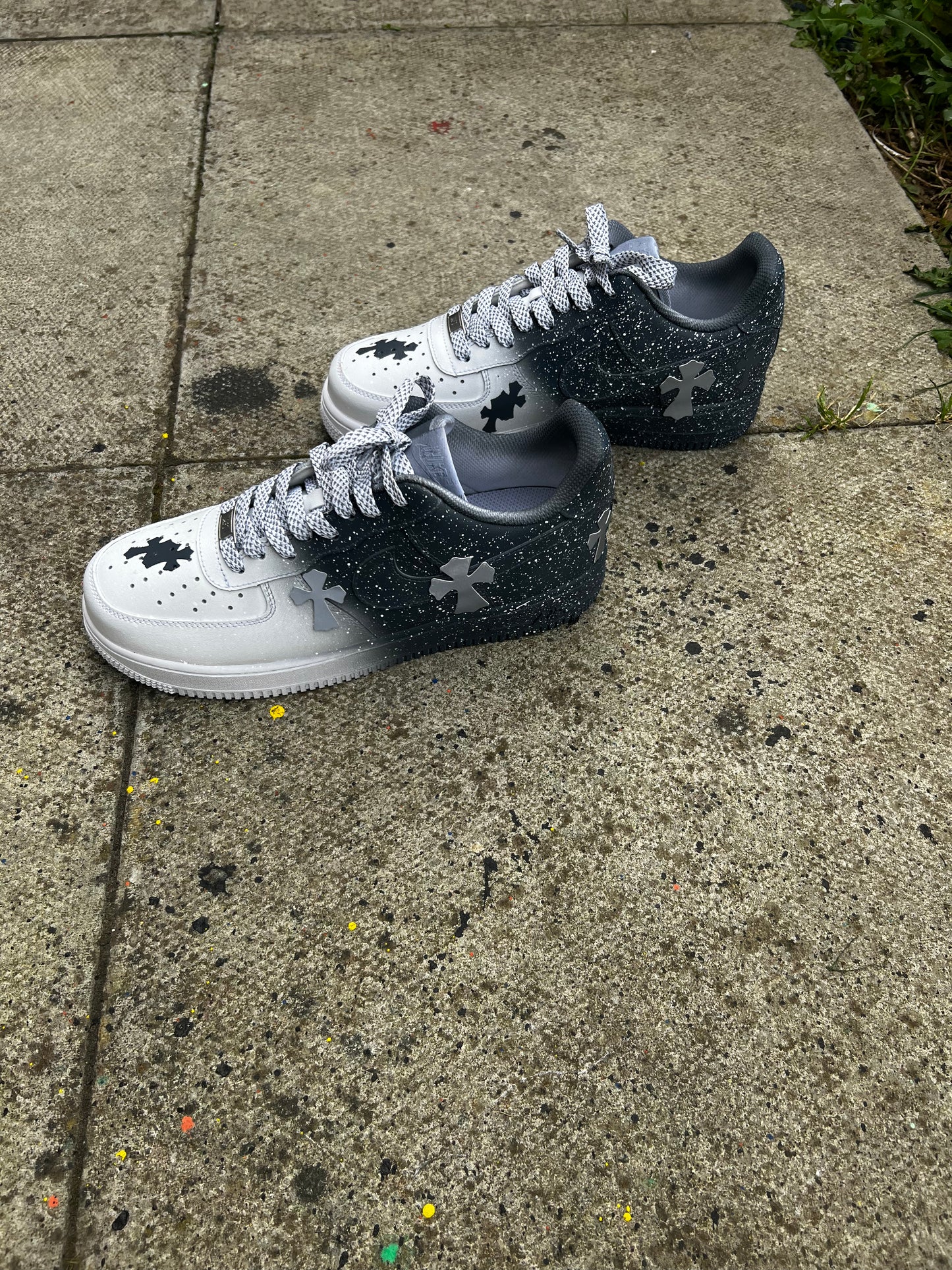 CHROME HEART CUSTOM AIR FORCE 1