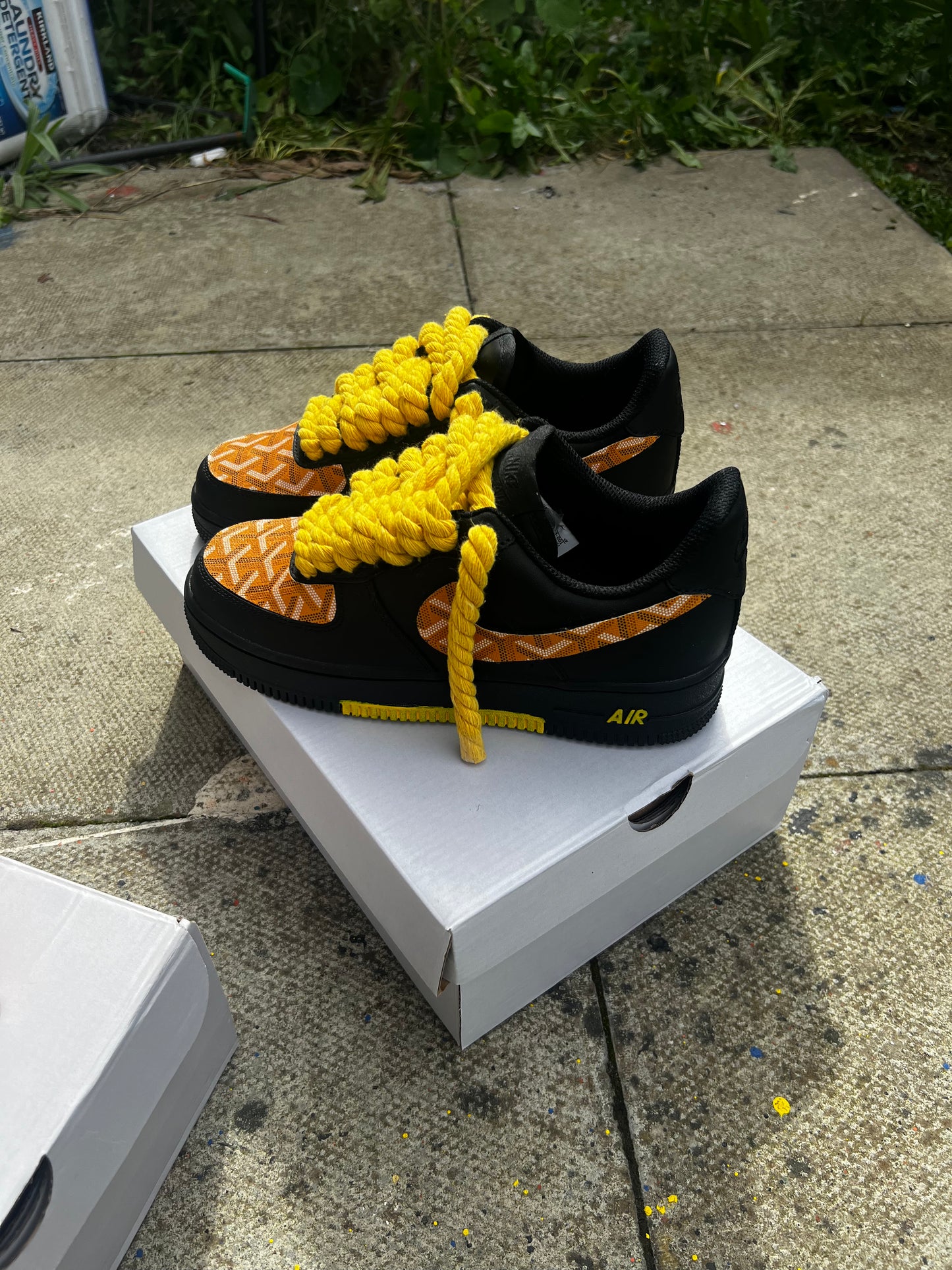 THE BLACK YELLOW GOYARD CUSTOM