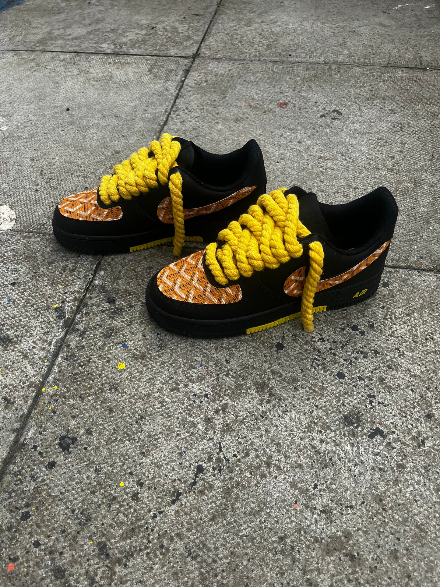 THE BLACK YELLOW GOYARD CUSTOM