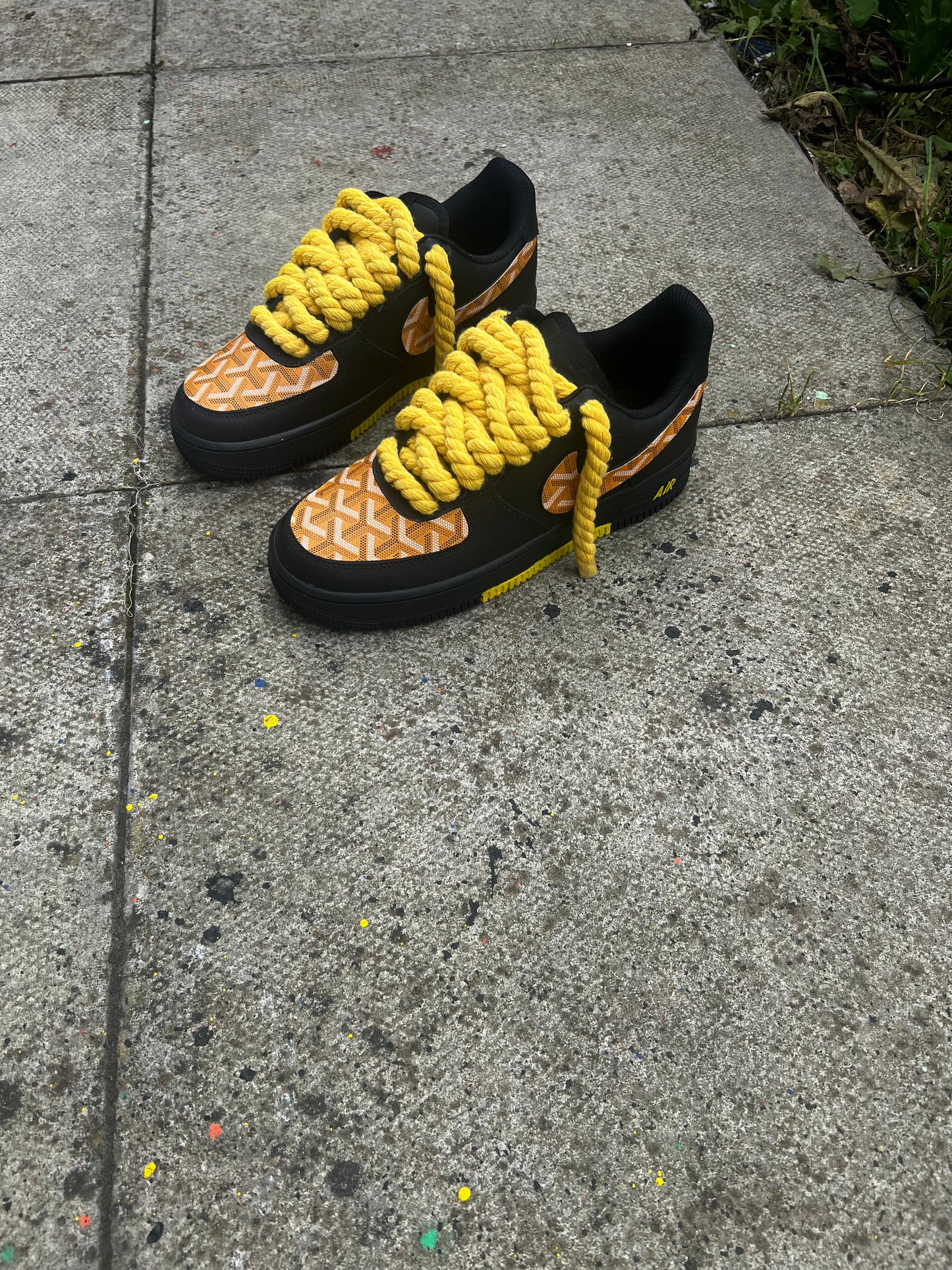 THE BLACK YELLOW GOYARD CUSTOM