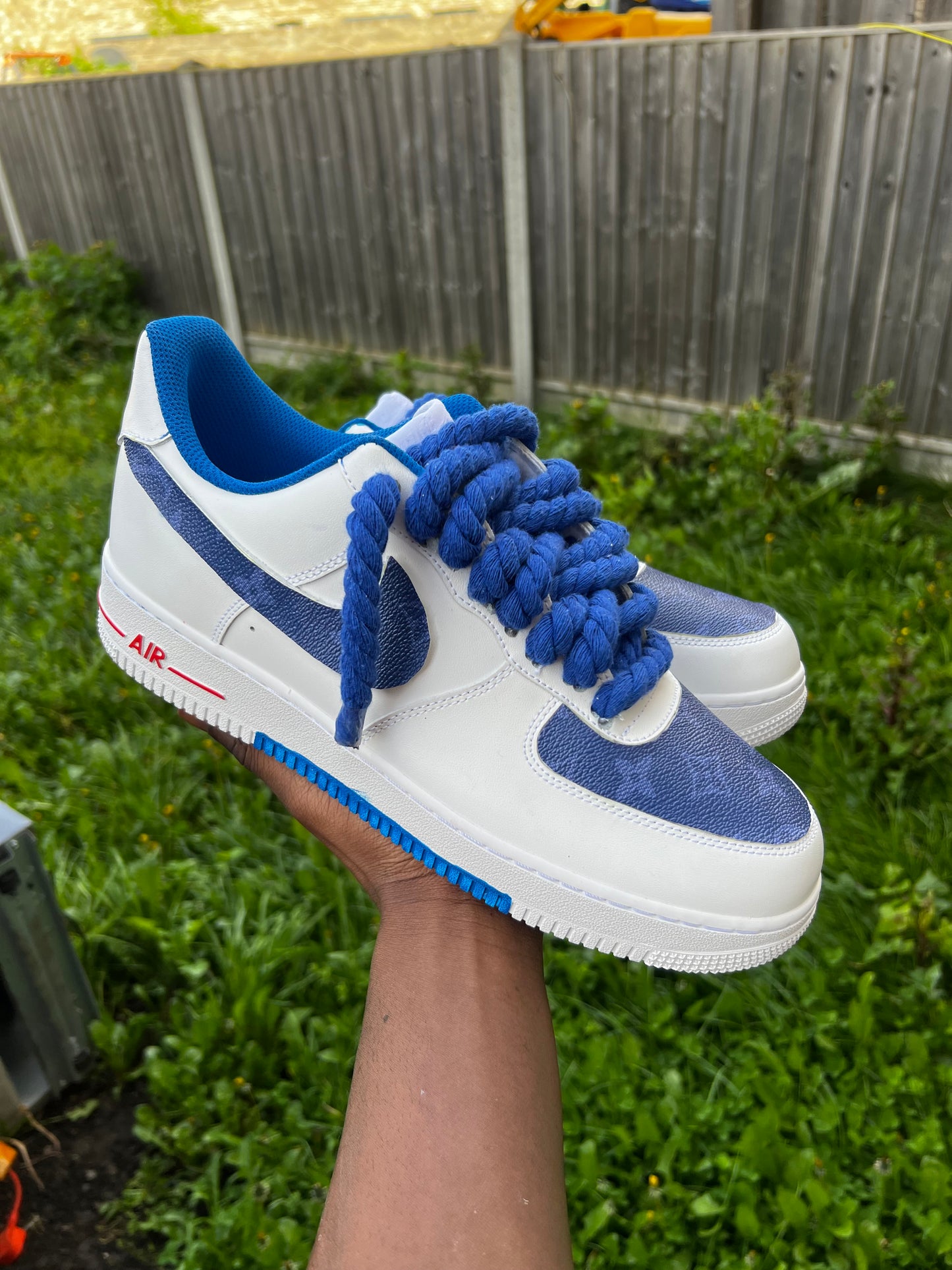 BLUE LV MADE CUSTOM