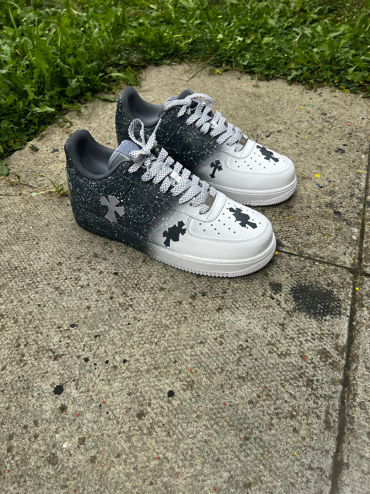 CHROME HEART CUSTOM AIR FORCE 1