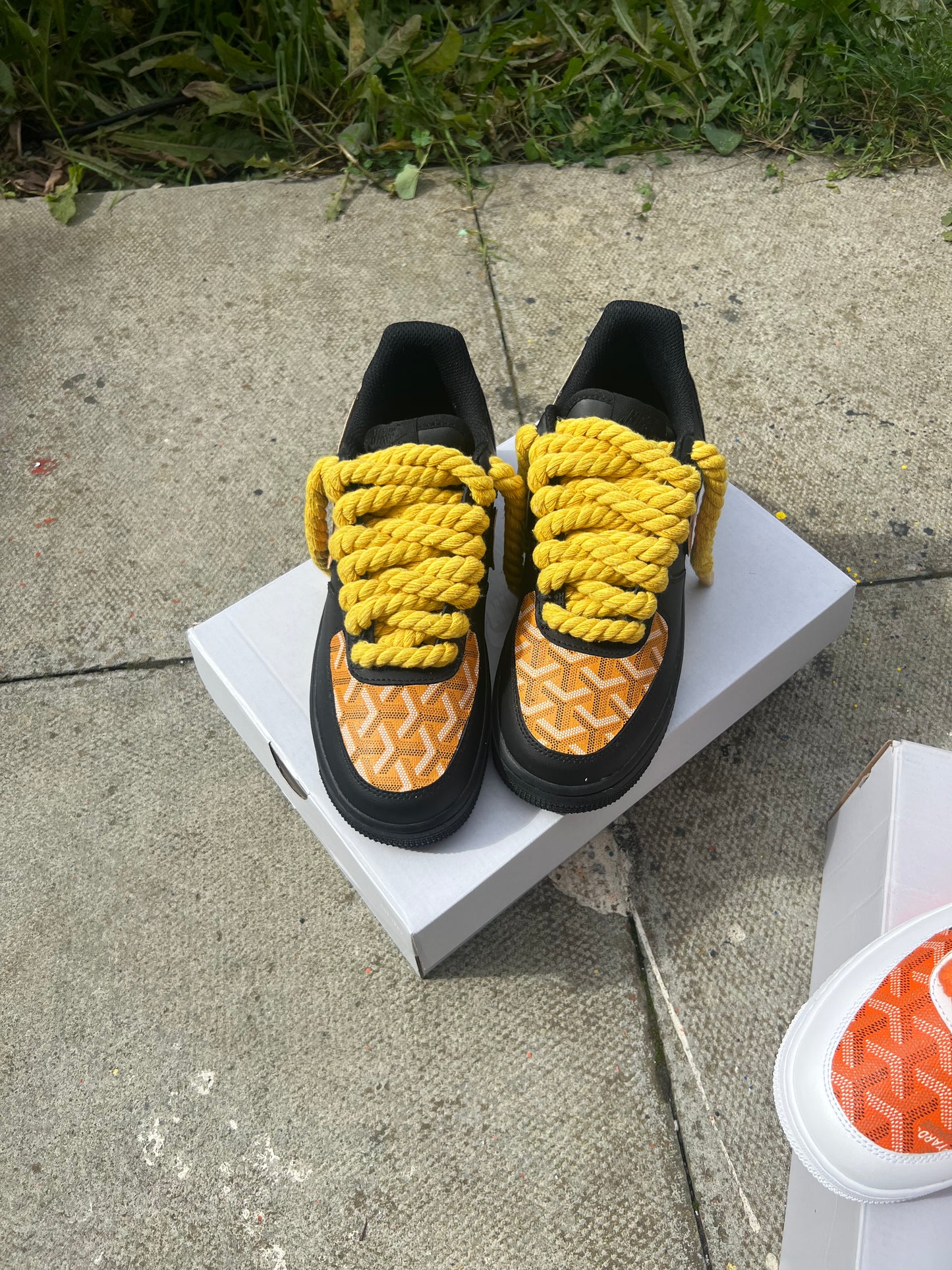 THE BLACK YELLOW GOYARD CUSTOM