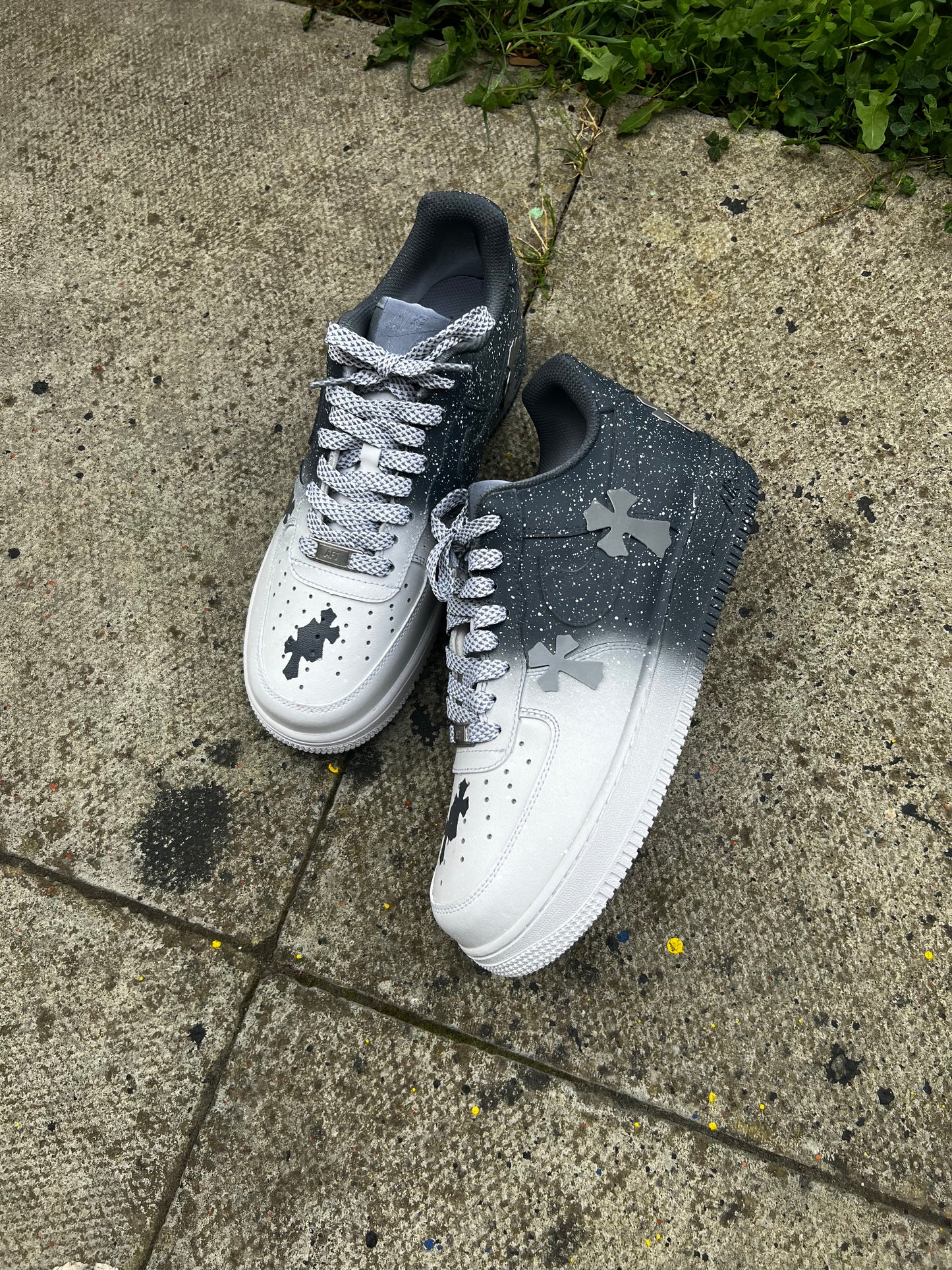 CHROME HEART CUSTOM AIR FORCE 1