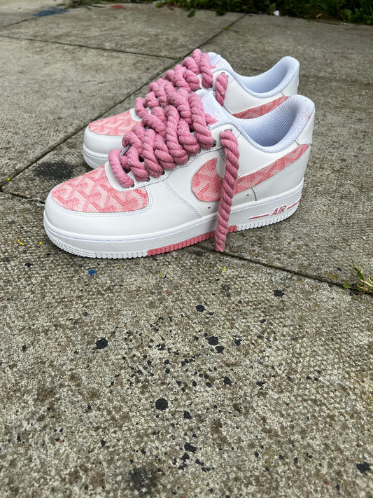 GOYARD PINK CUSTOM FORCE 1