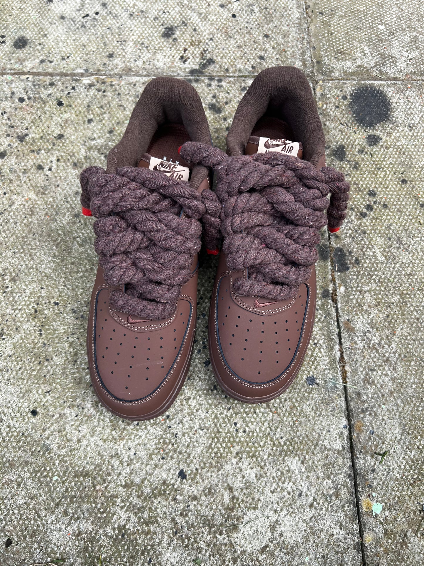FORCE 1 SUPREME BROWN ROPE