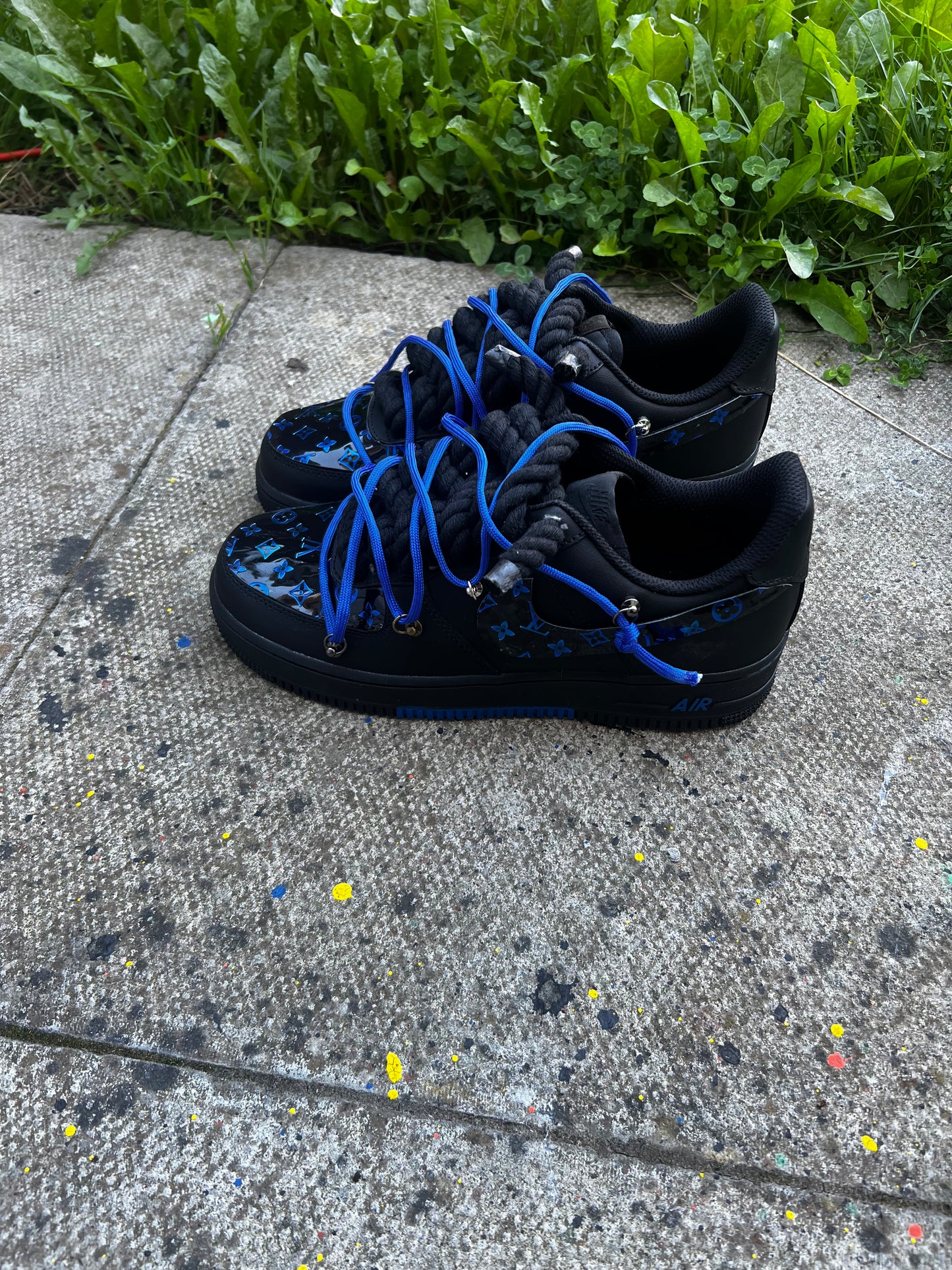 CUSTOM FORCE 1 LV ALL BLACK