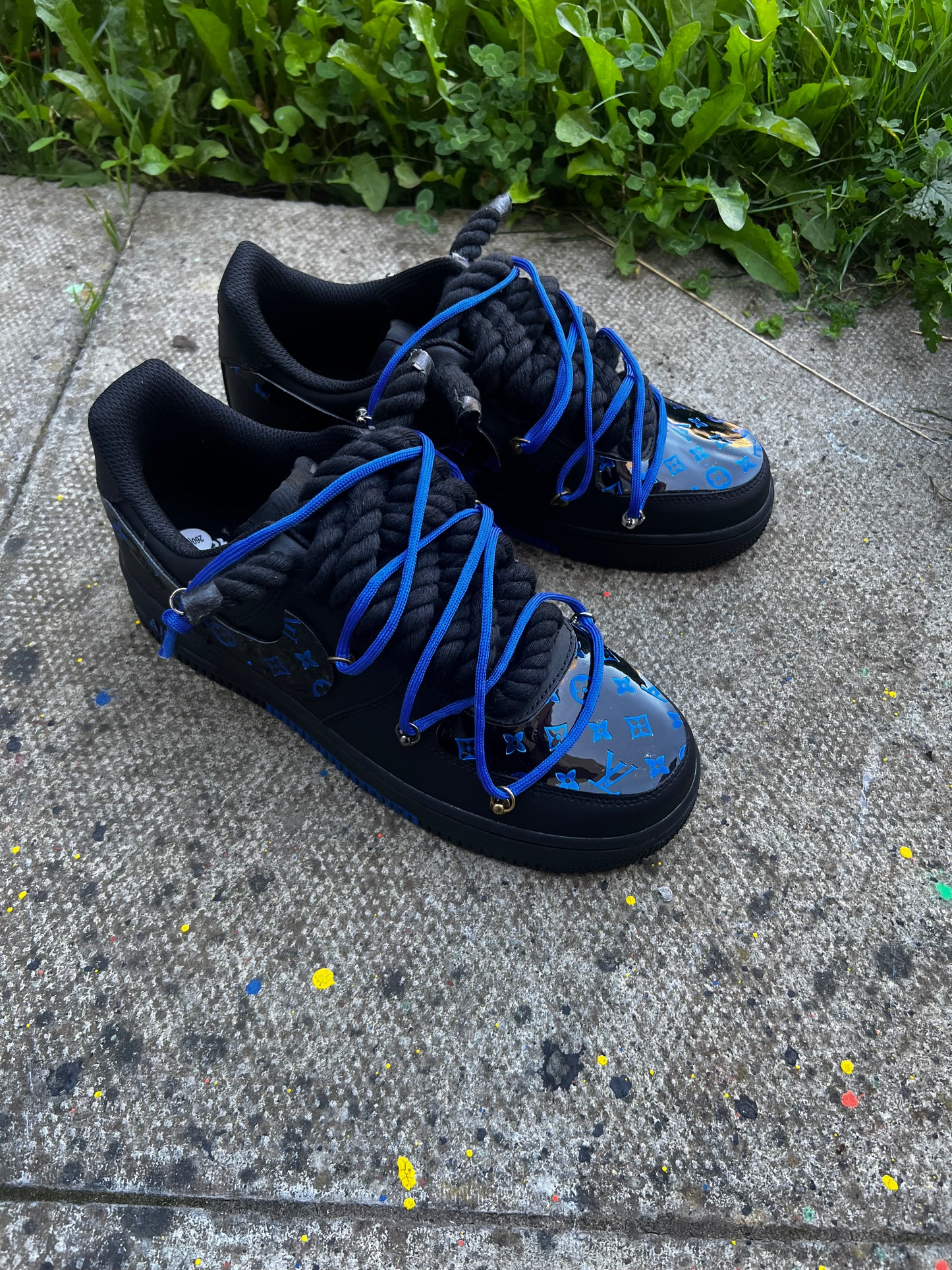 CUSTOM FORCE 1 LV ALL BLACK