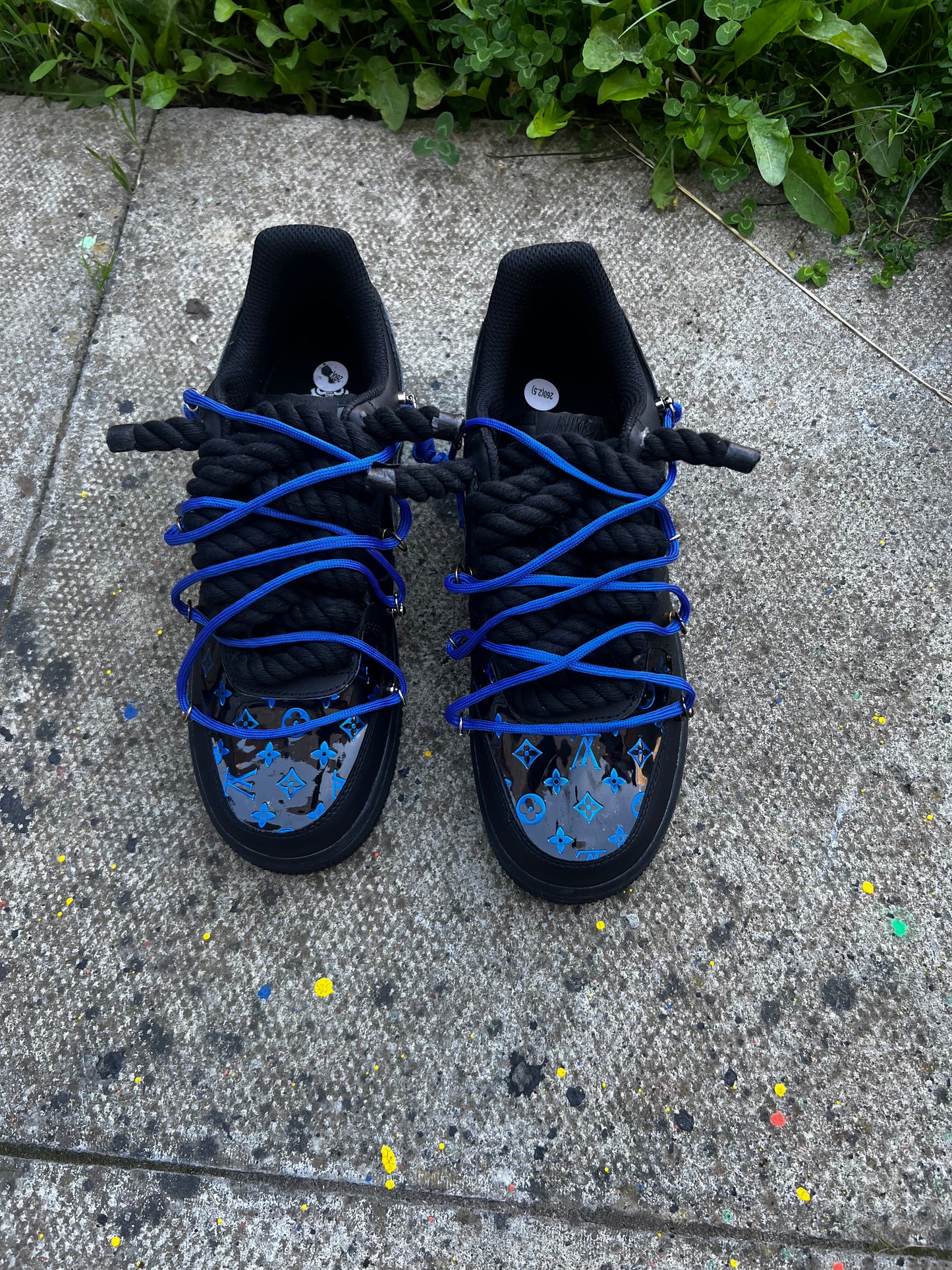 CUSTOM FORCE 1 LV ALL BLACK