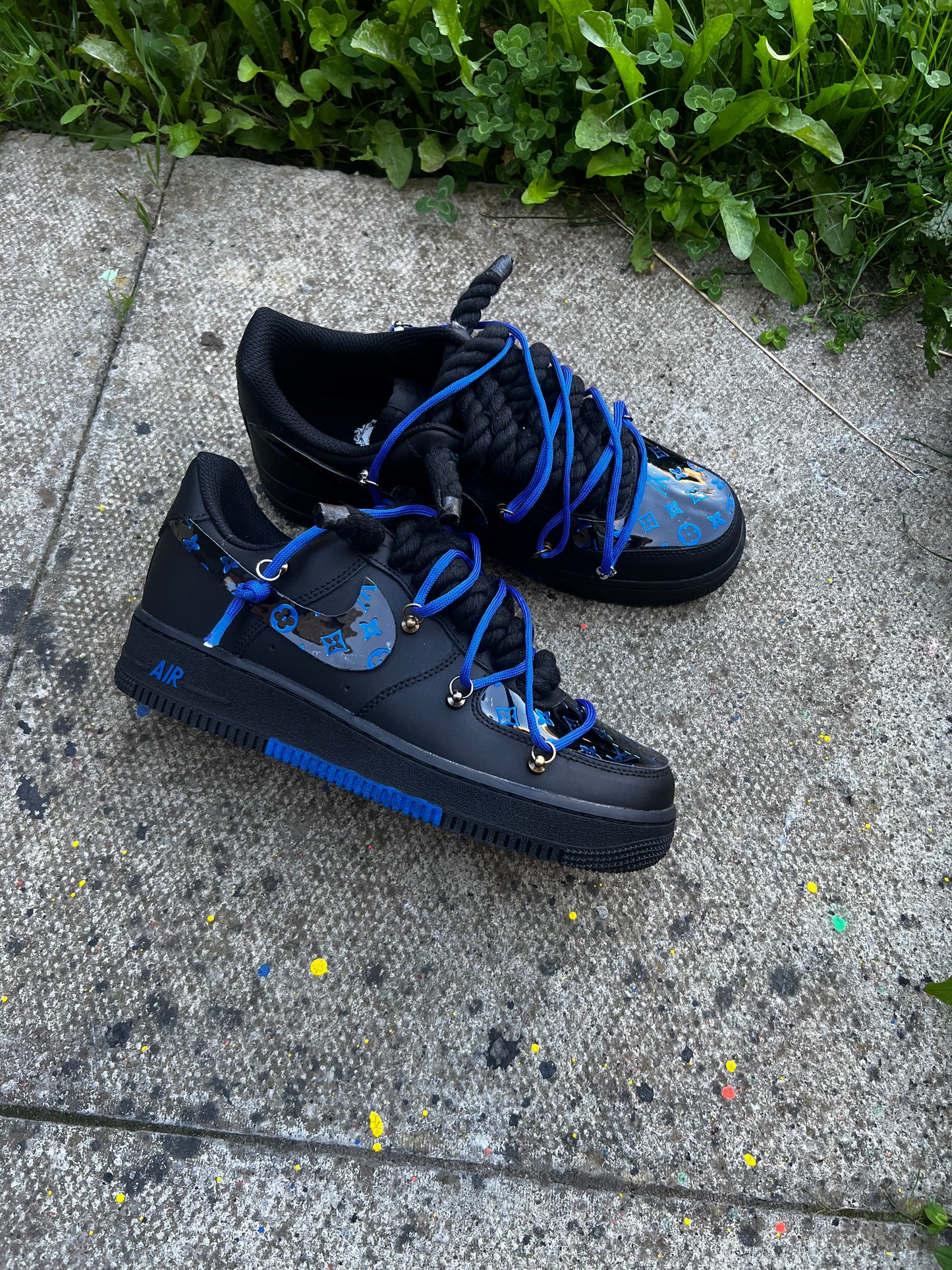 CUSTOM FORCE 1 LV ALL BLACK