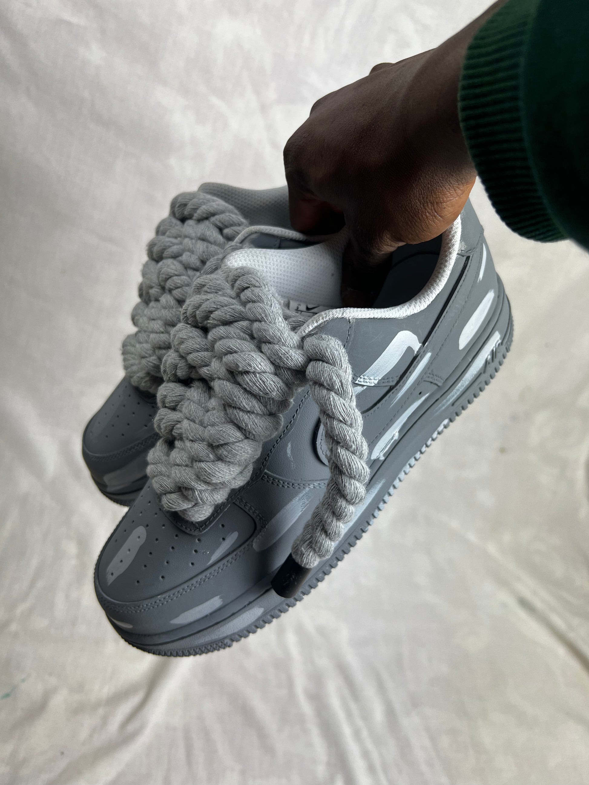 FORCE 1 GREY BODY - creps customs