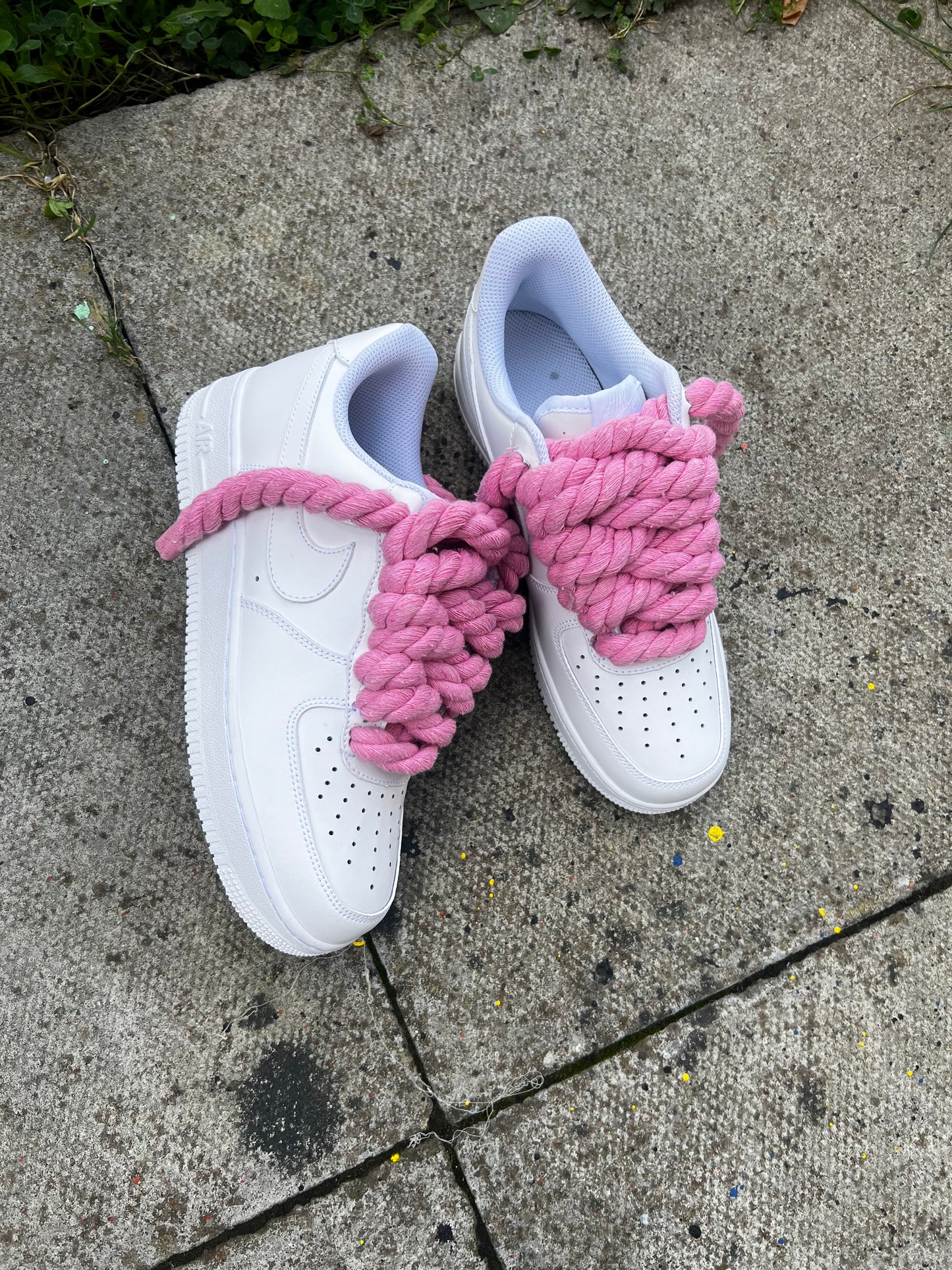 PINK ROPE LACE AIR FORCE 1