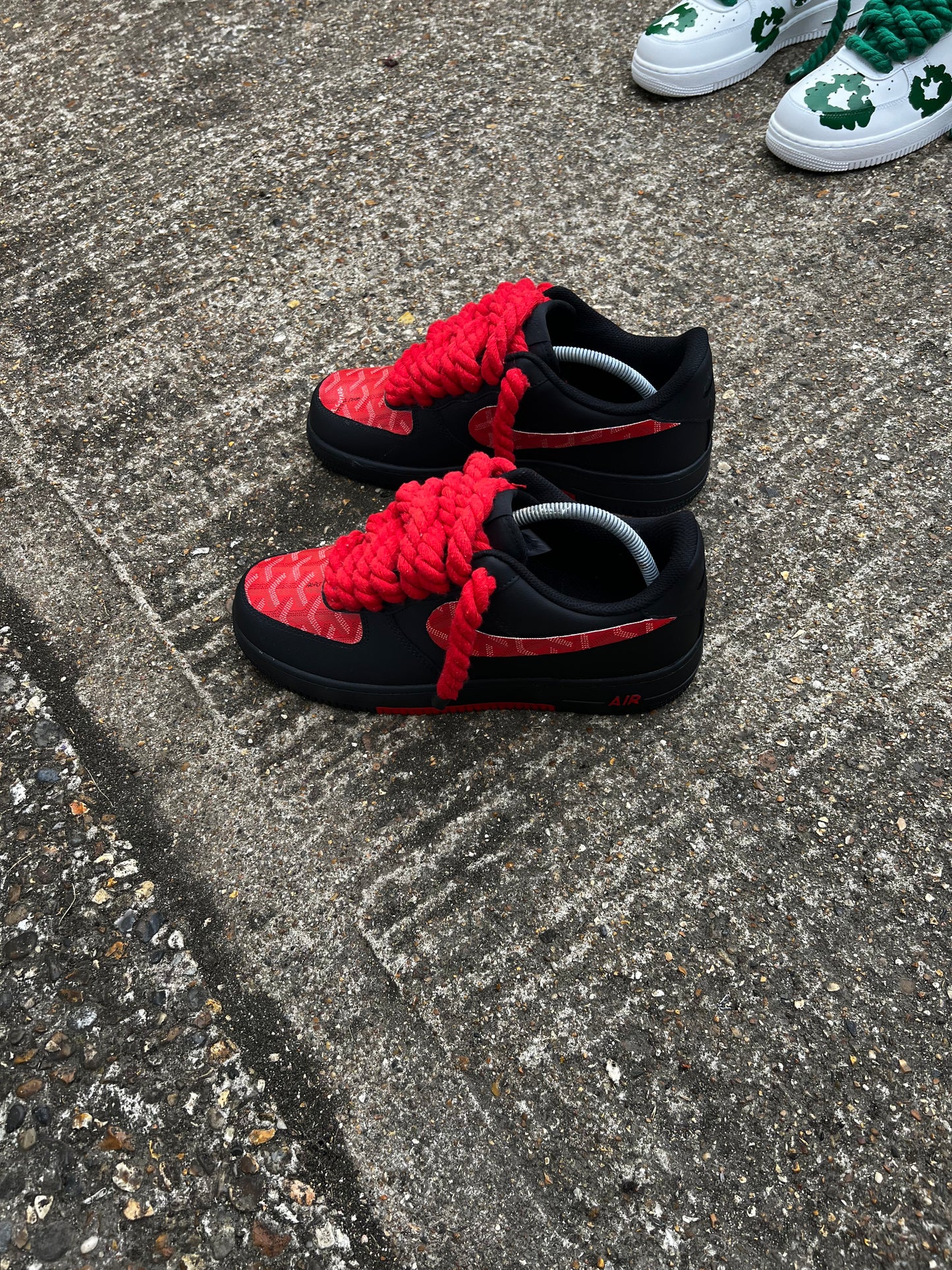 CUSTOM RED GOYARD PAIRS