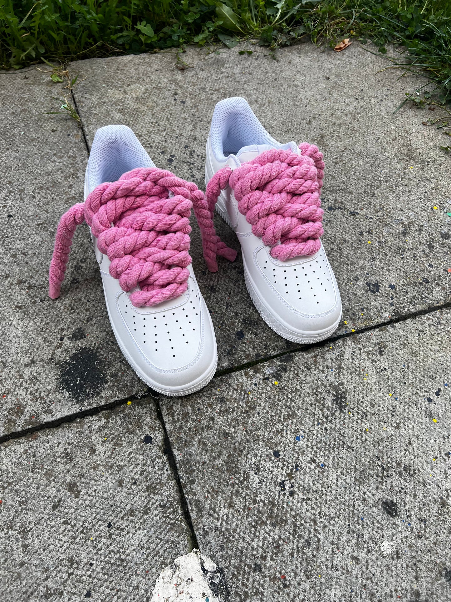 PINK ROPE LACE AIR FORCE 1