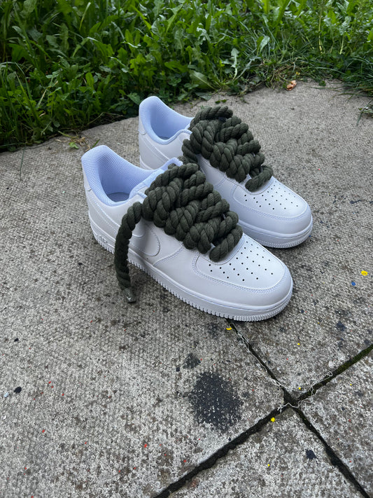 CUSTOM AIR FORCE 1 ARMY GREEN