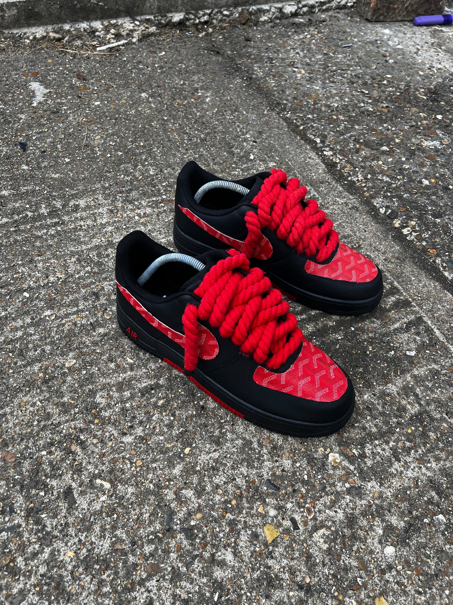 CUSTOM RED GOYARD PAIRS