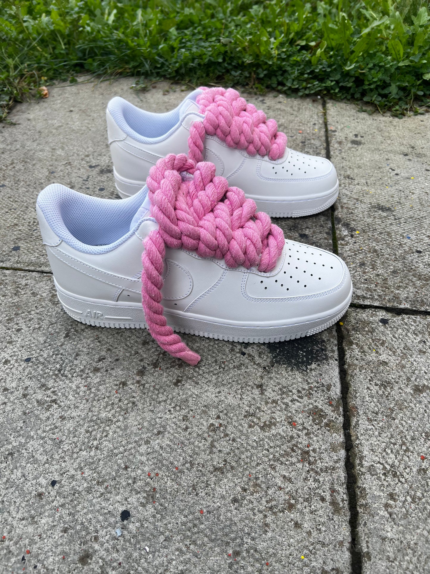 PINK ROPE LACE AIR FORCE 1