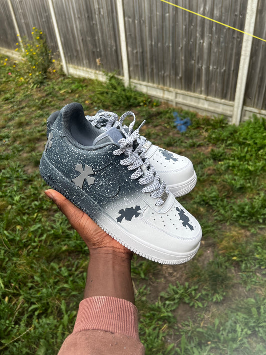 CHROME HEART CUSTOM AIR FORCE 1