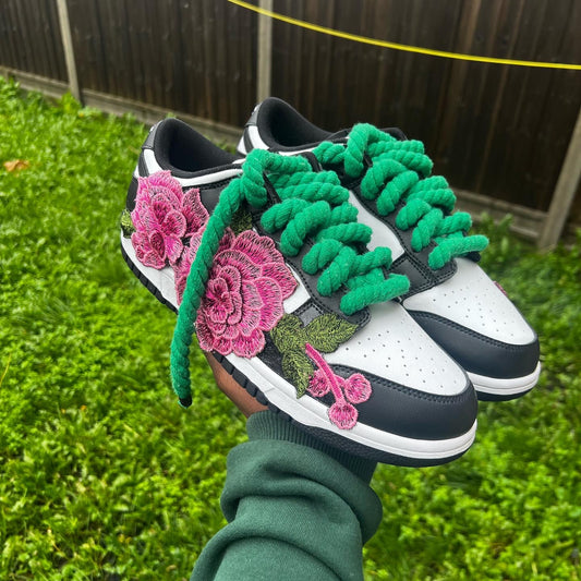 DUNKS PANDA PINK BADGES - creps customs