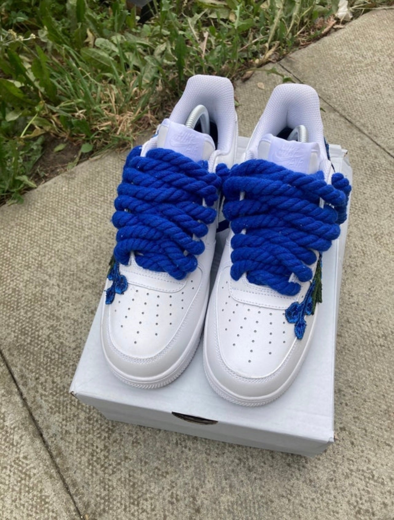 FORCE 1 BLUE BADGE ll - creps customs