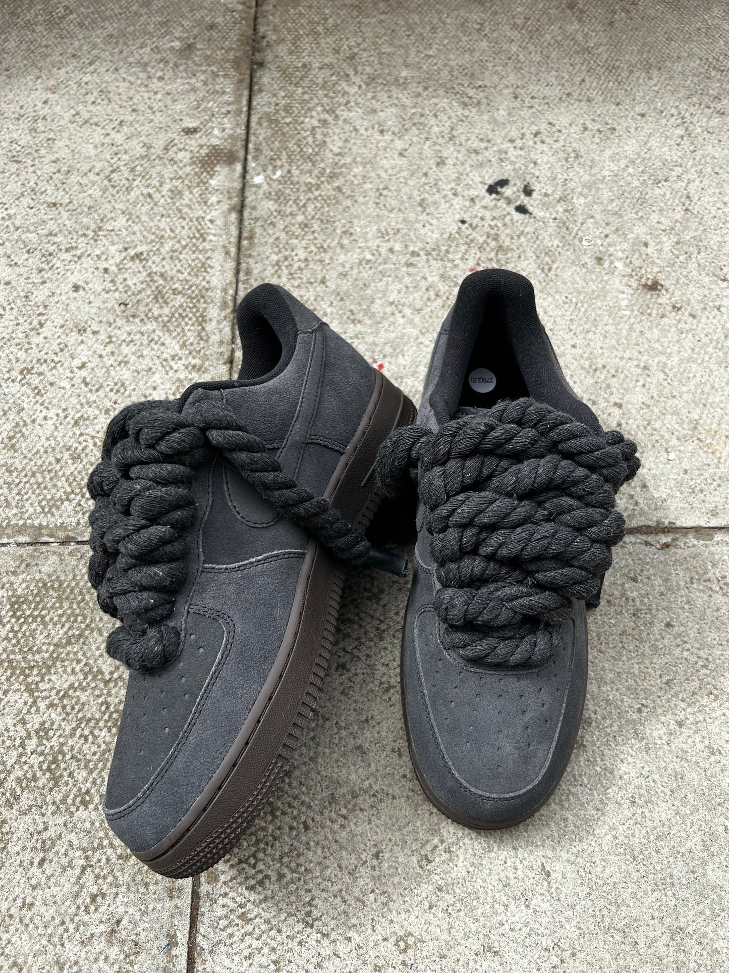 FORCE 1 DARK OFF NIOR - creps customs