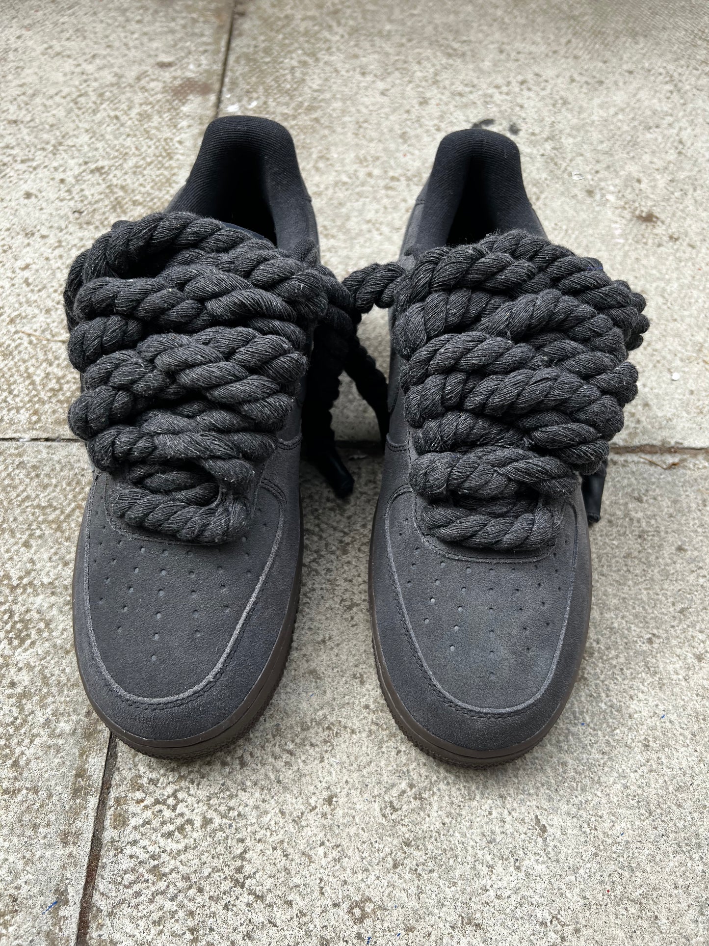 FORCE 1 DARK OFF NIOR - creps customs