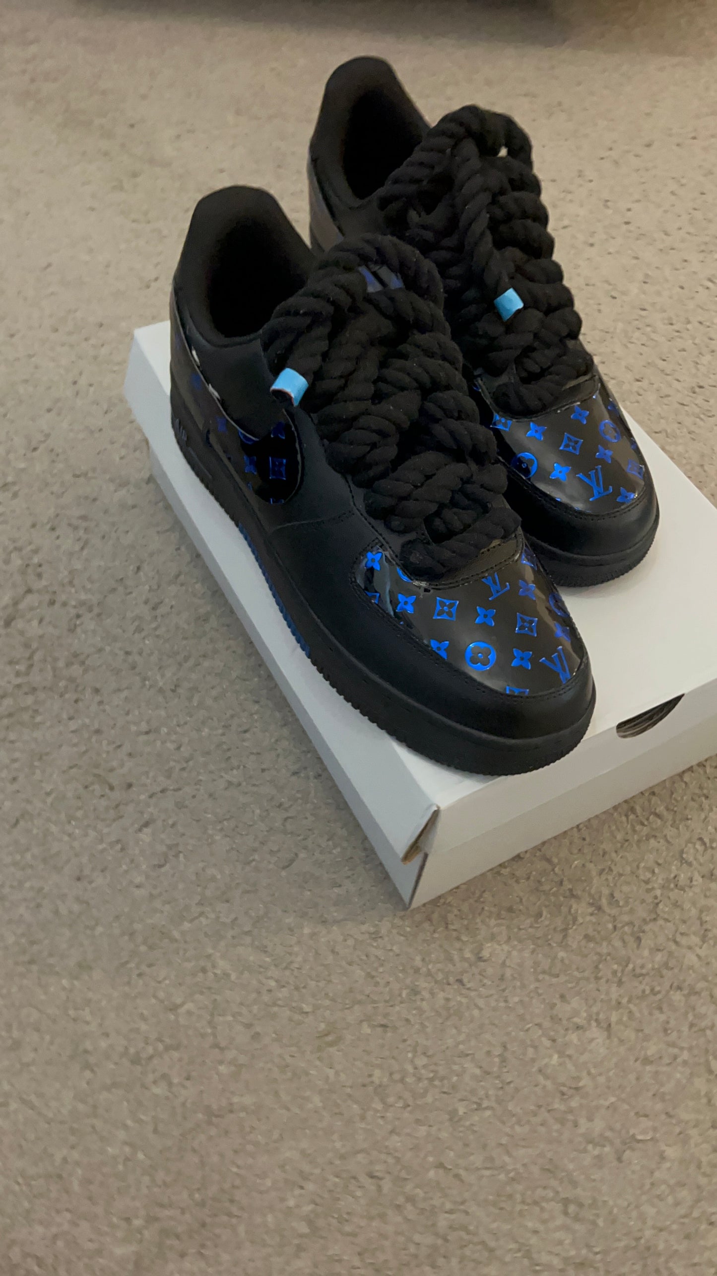 AIR FORCE 1 BLUE WEBS