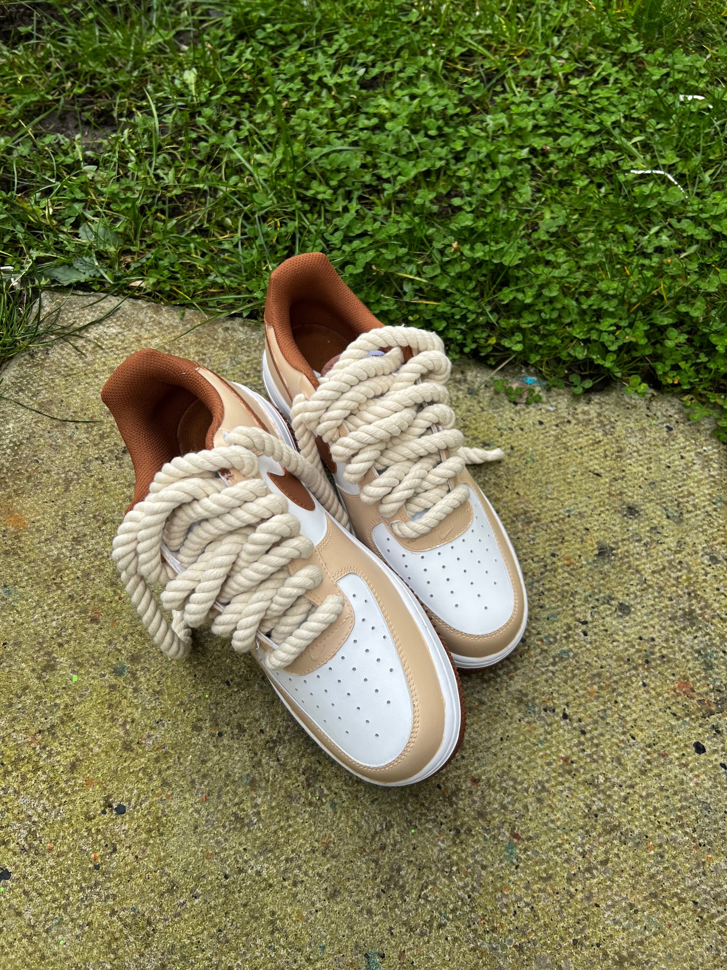 FORCE 1 CREAM BABY. - creps customs