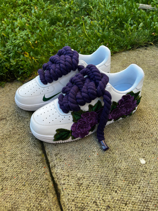 FORCE 1 PURPLE BADGE - creps customs