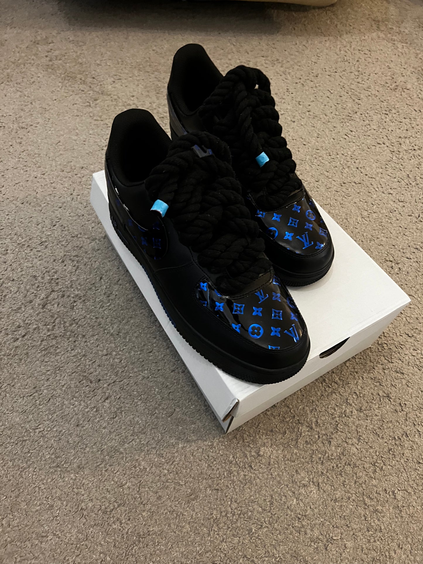 AIR FORCE 1 BLUE WEBS