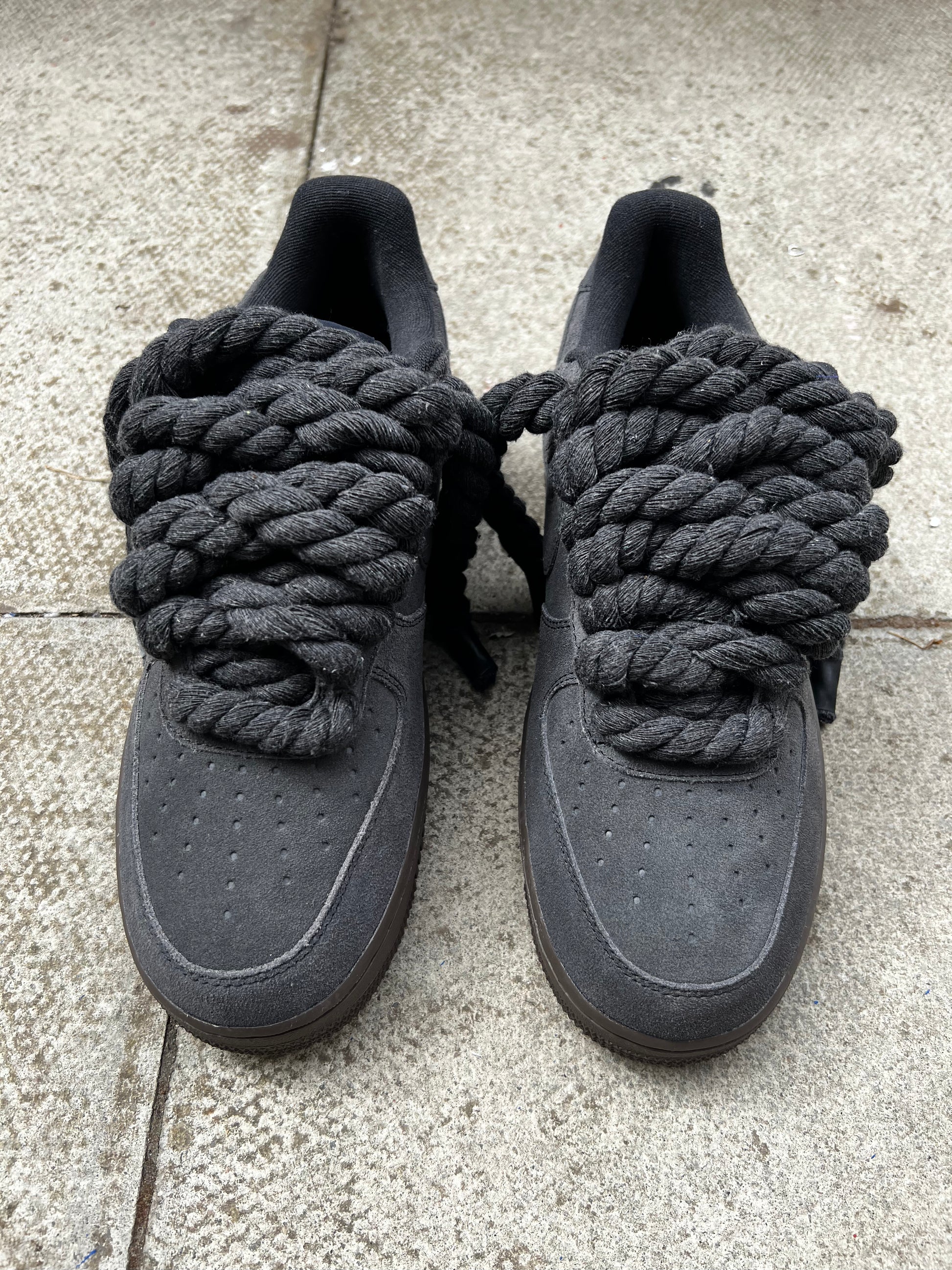 FORCE 1 DARK OFF NIOR - creps customs