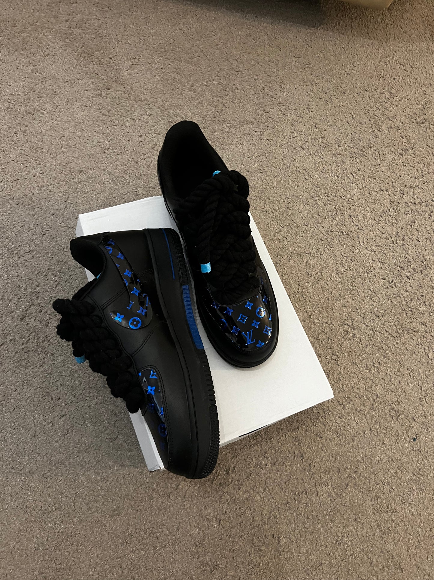 AIR FORCE 1 BLUE WEBS